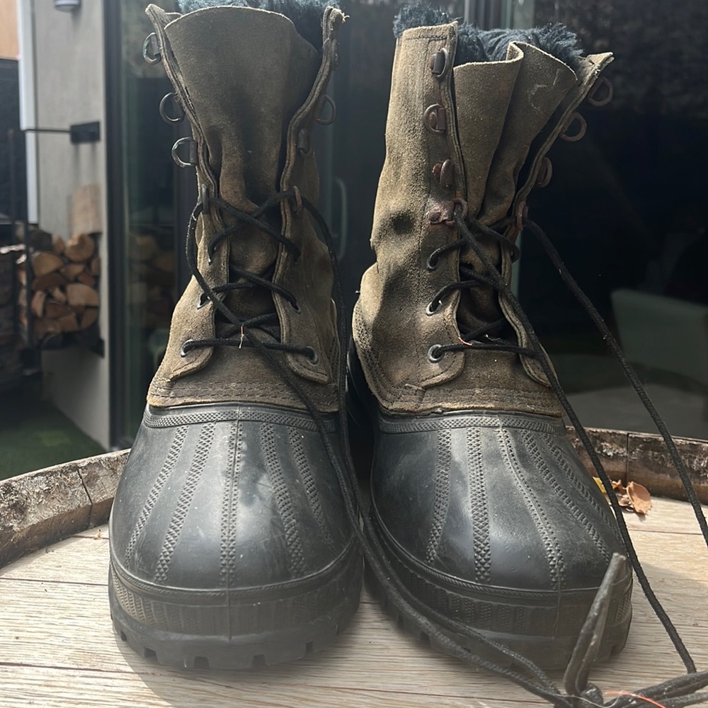 Sorel Kaufman Men's Felt Insulated Size 11 Made in USA. Needs a bit of TLC.